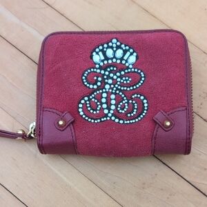 Juicy Couture Red Velour Wallet
